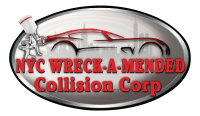 Wreck a mended auto body