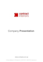 Contract interiors group