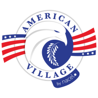 American village camps in france