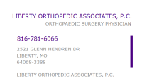 Liberty orthopedic associates, p.c.