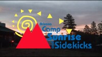Arizona camp sunrise and sidekicks