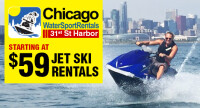 Chicago water sport rentals at 31st street harbor