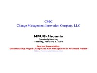 Change management innovation company (cmic)