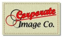 Embroidered corporate image