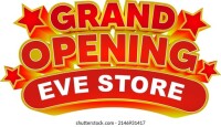 The grand opening store