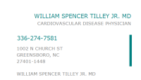 W. spencer tilley, jr. md facc