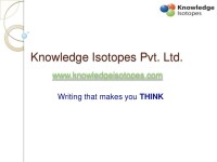 Knowledge isotopes pvt. ltd.