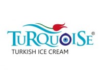 Turquoise turkish ice cream