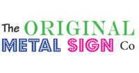 Original metal sign company