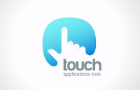 By touch