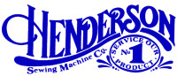 Henderson sewing machine
