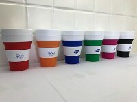 Stojo - collapsible reusable coffee cups