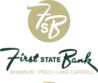 Investment services located at first state bank shannon-polo-lake carroll