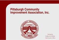 Pittsburgh community improvement association, inc.